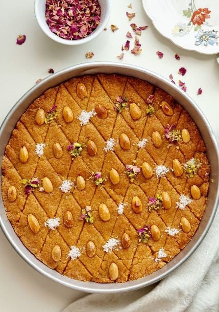 Gluten-Free Basbousa (Semolina Cake)