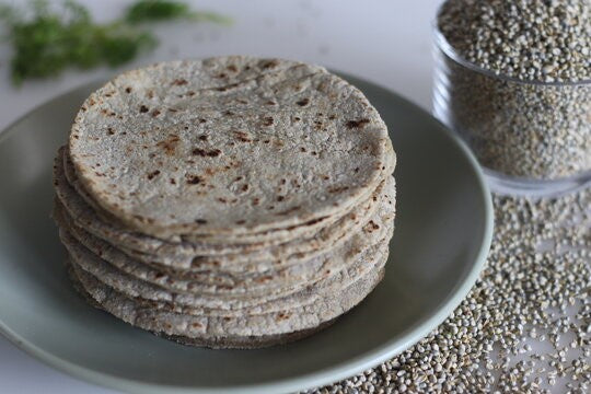 Pearl Millet Flour Flatbread (Rotis)